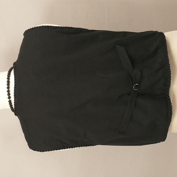 Vintage Fashion Labels Vest Stitched on Black XL Includes Designers Many Eras - Picture 3 of 13